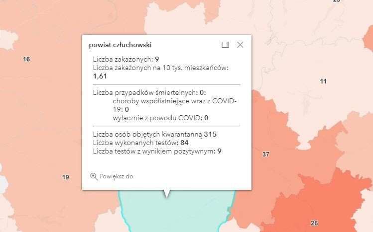 Raport zakażeń koronawirusem 18.04.2021