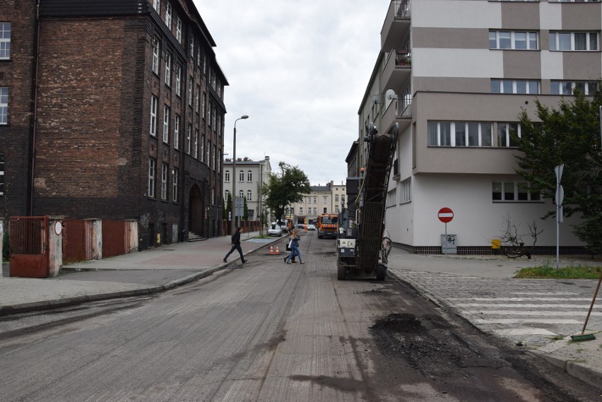 Remont ulicy Szkolnej w Katowicach