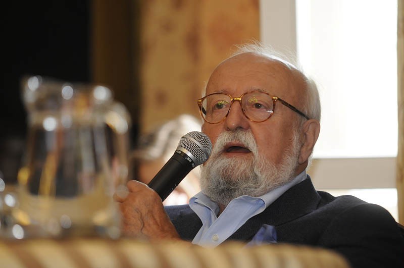 Prof. Krzysztof Penderecki był gościem w Akademii Muzycznej