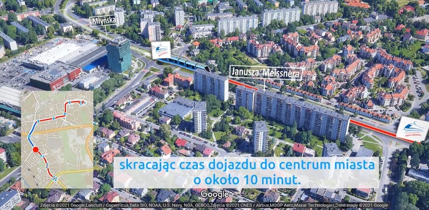 Kraków. Mieszkańcy chcą dłuższego tunelu tramwajowego na trasie do Mistrzejowic [MAPY]