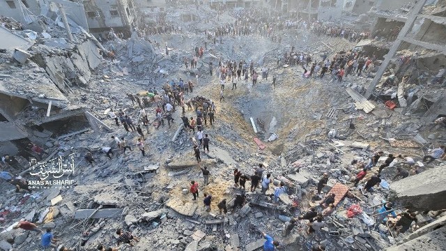 Władze kontrolowane przez Hamas winą za eksplozję obarczyły Siły Obronne Izraela.