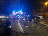 Jaszczurowa. Wypadek na DK 28, trzy osoby ranne [ZDJĘCIA]