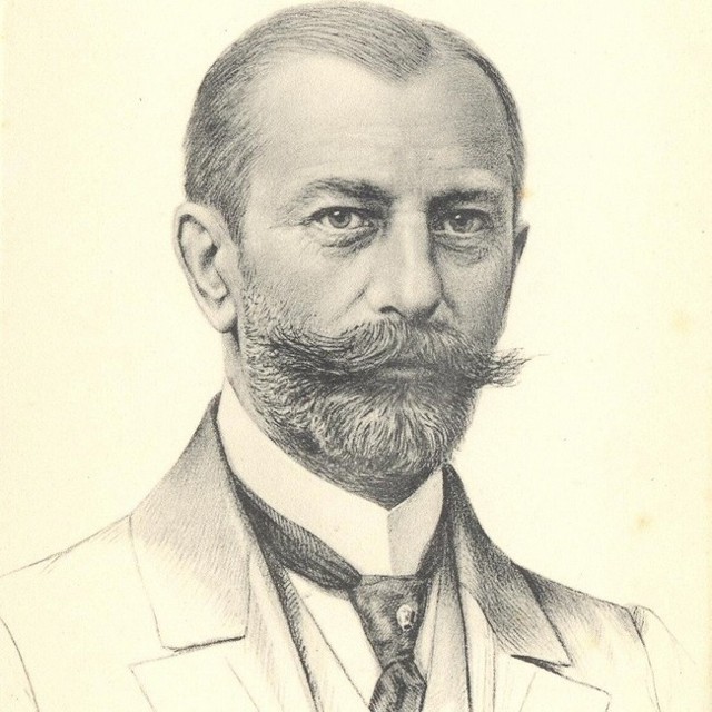 Rudolf Havenstein na pocztówce z 1923 r.