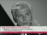 Zmarł Krzysztof Krauze. Reżyser miał 61 lat