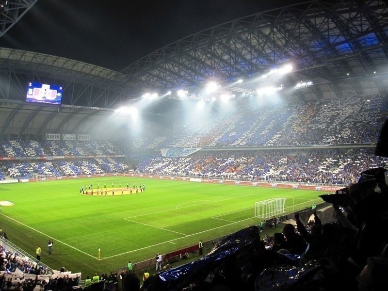 Stadion Miejski w Poznaniu od wewnątrz