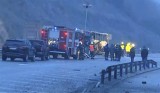 Tragedia na autostradzie, w płonącym autokarze zginęło 46 osób
