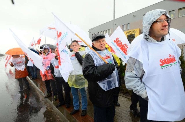 Solidarność protestowała przed rokiem pod Twining