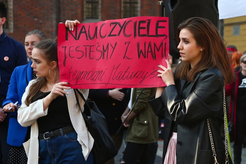 Strajk nauczycieli we Wrocławiu