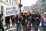 Protest przeciw ustawie aborcyjnej w Łodzi [ZDJĘCIA,FILM]