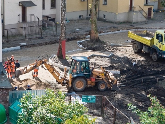 Tak teraz wygląda plac budowy przy ul. Niedziałkowskiego.