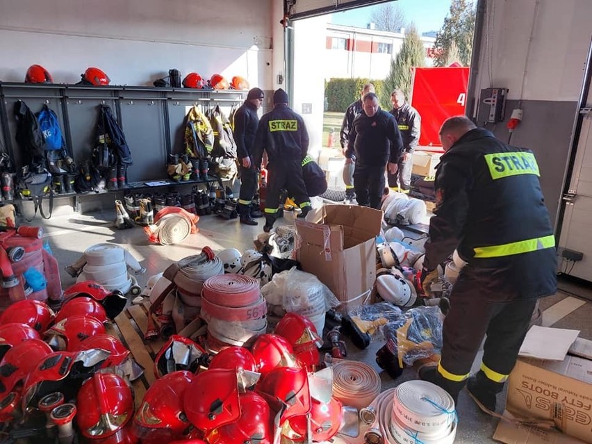 Kraśnicka straż pożarna pomaga ukraińskim strażakom. W ciągu doby zebrano sprzęt ratowniczy
