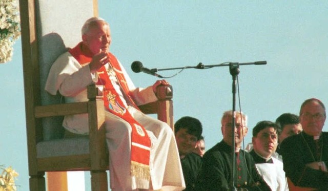 Papież Jan Paweł II z wizytą w Gorzowie w 1997 r.