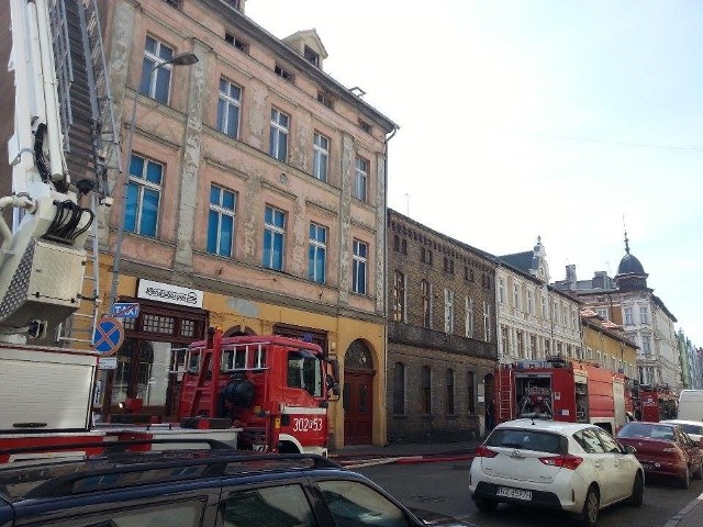 Akcja strażaków przy ul. Obotryckiej
