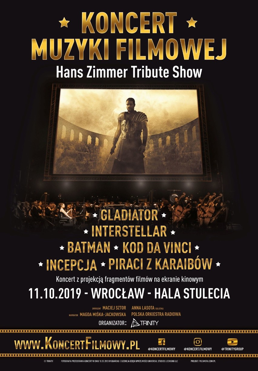 Koncert Muzyki Filmowej w Hali Stulecia      