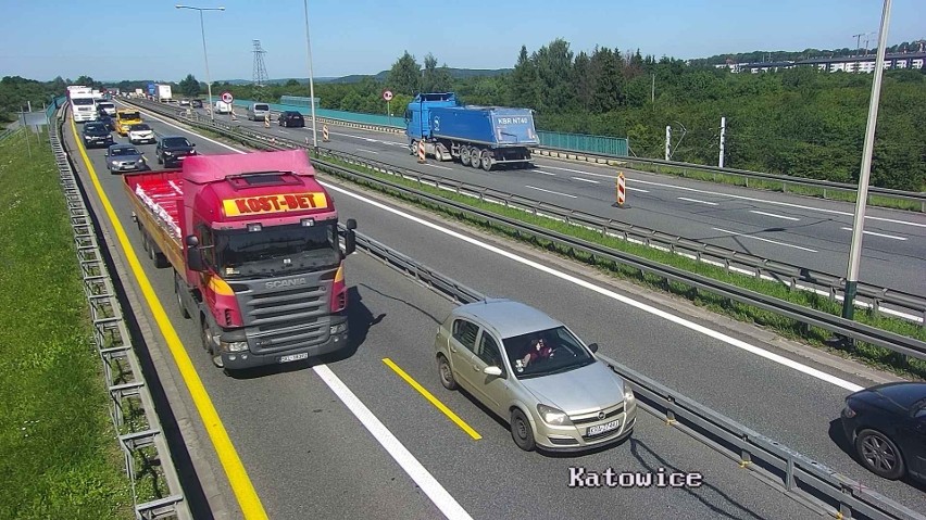 Wypadek na A4 spowodował dziś duży korek na obwodnicy...