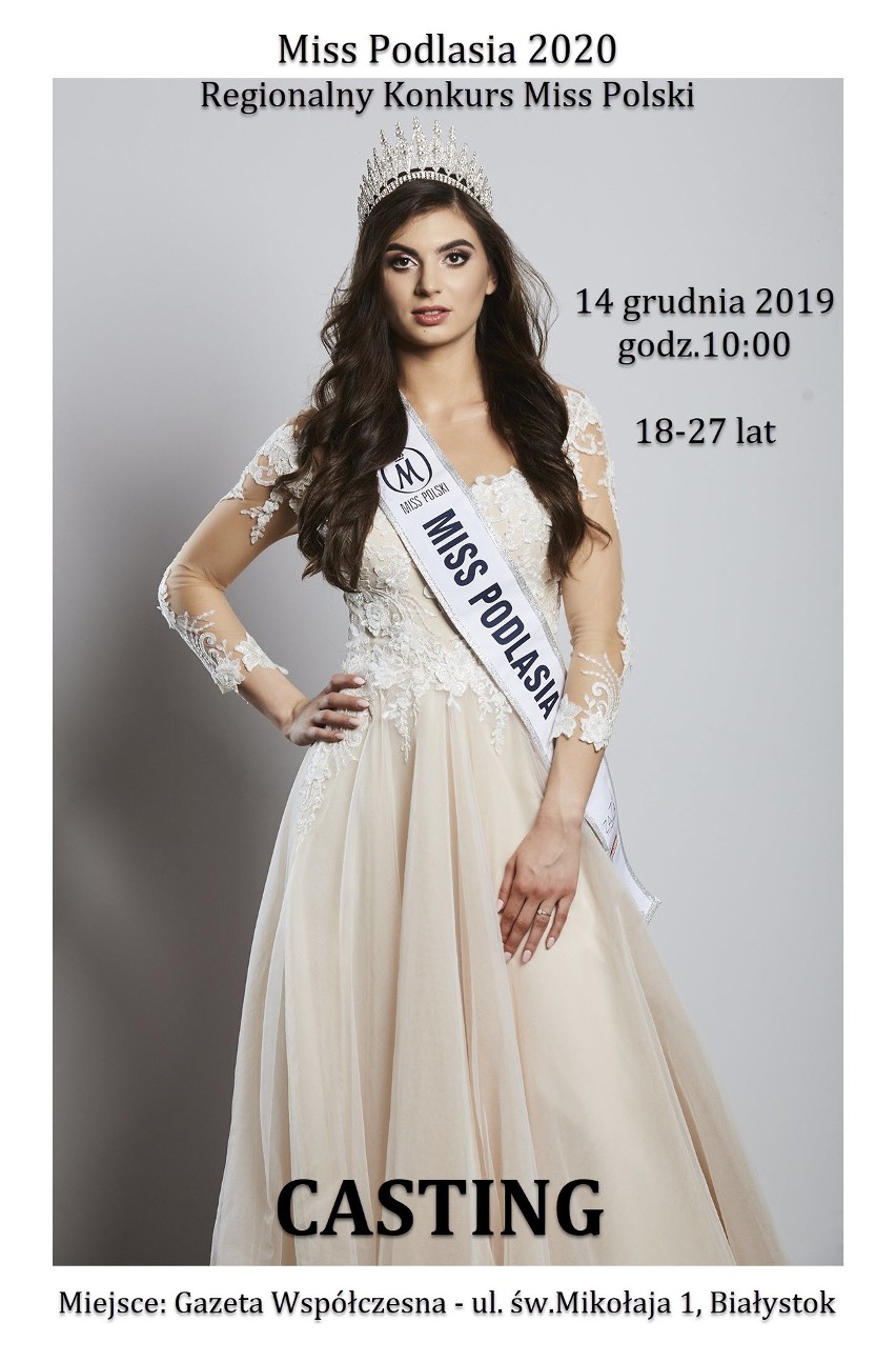 Casting Miss i Mister Podlasia 2020. Ty też możesz zostać...