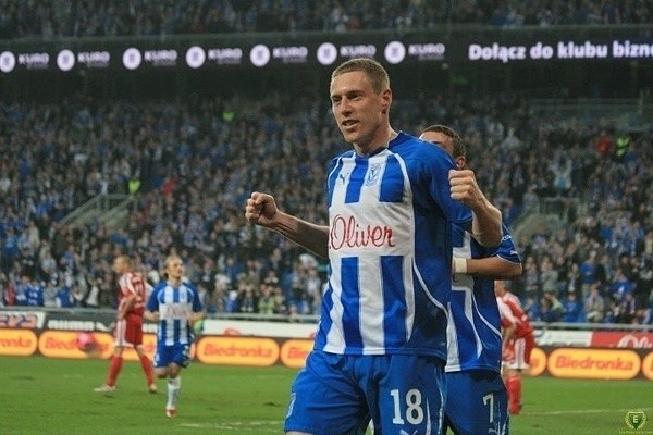 Bartosz Ślusarski to jedyny piłkarz, który w barwach Lecha strzelił bramkę Podbeskidziu i nadal gra w Poznaniu.