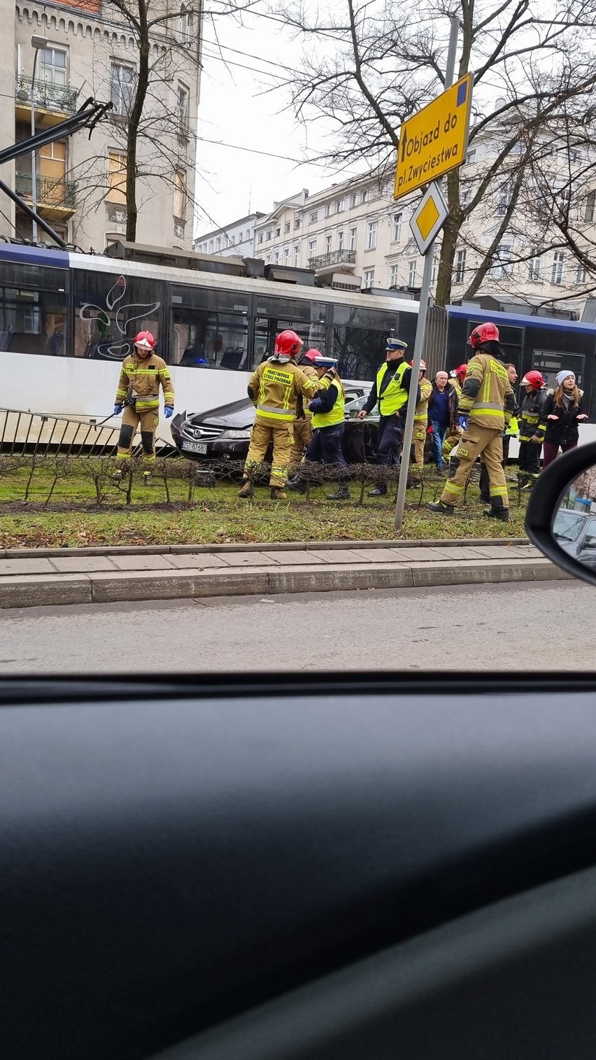Wypadek na al. Piastów w Szczecinie