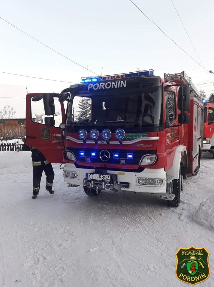 Strażacy ochotnicy z Poronina do akcji jeżdża m.in....