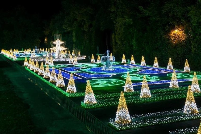 Tak wyglądają ogrody światła w Wilanowie