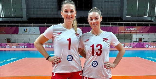 Kornelia Moskwa (z lewej) i Marta Łyczakowska z Radomki Radom wraz z kadrą Polski zdobyły brązowy medal Uniwersjady.