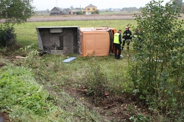 Wypadek w Stalach pod Tarnobrzegiem...