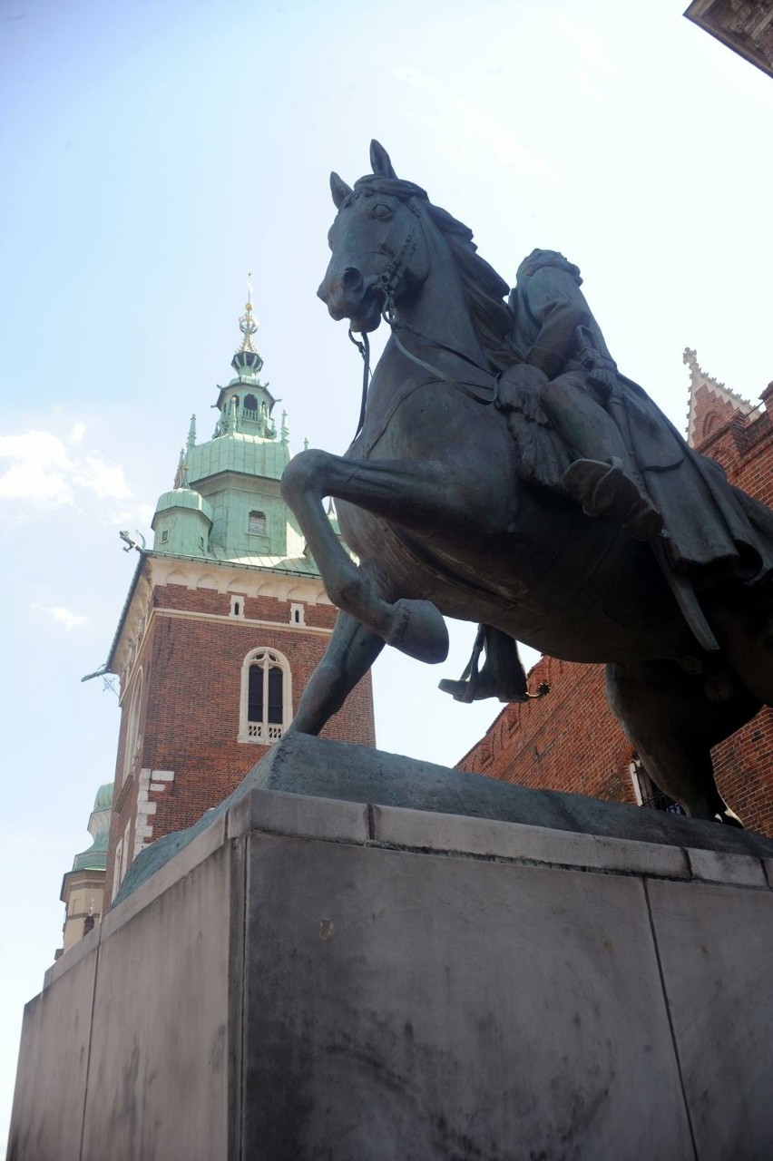 Remont czeka m.in. pomnik konny Kościuszki na Wawelu