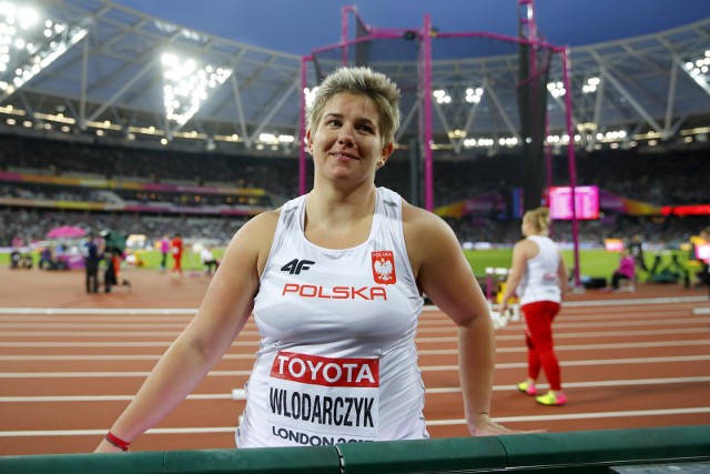 Anita Włodarczyk (Polska) - złoty medal w rzucie młotem