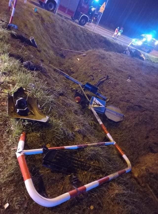 Wypadek na obwodnicy Olkusza