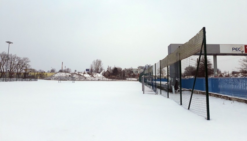 Białe boiska w Stargardzie. Zimowe ZDJĘCIA nie tylko ze stadionów