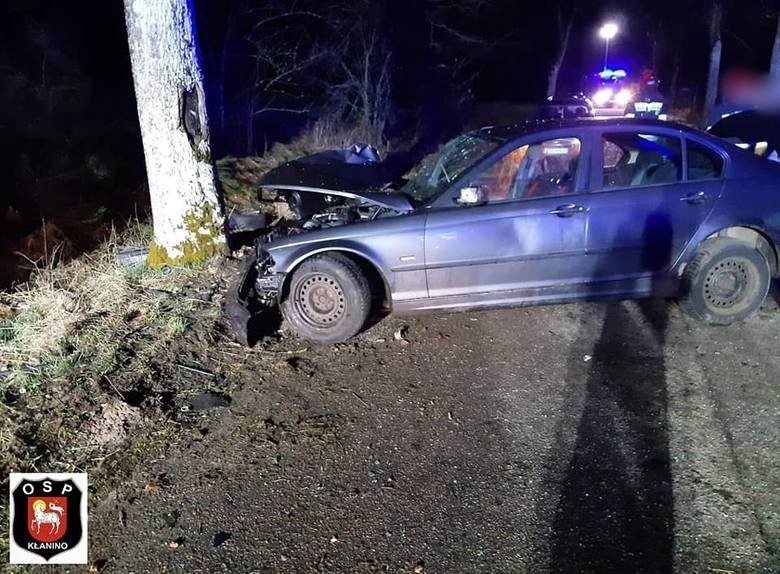 Kierowca uderzył w drzewo