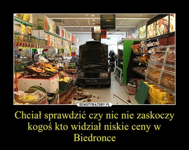 Ten sklep codziennie odwiedzają tysiące Polaków. Zobacz najlepsze memy o Biedronce! 