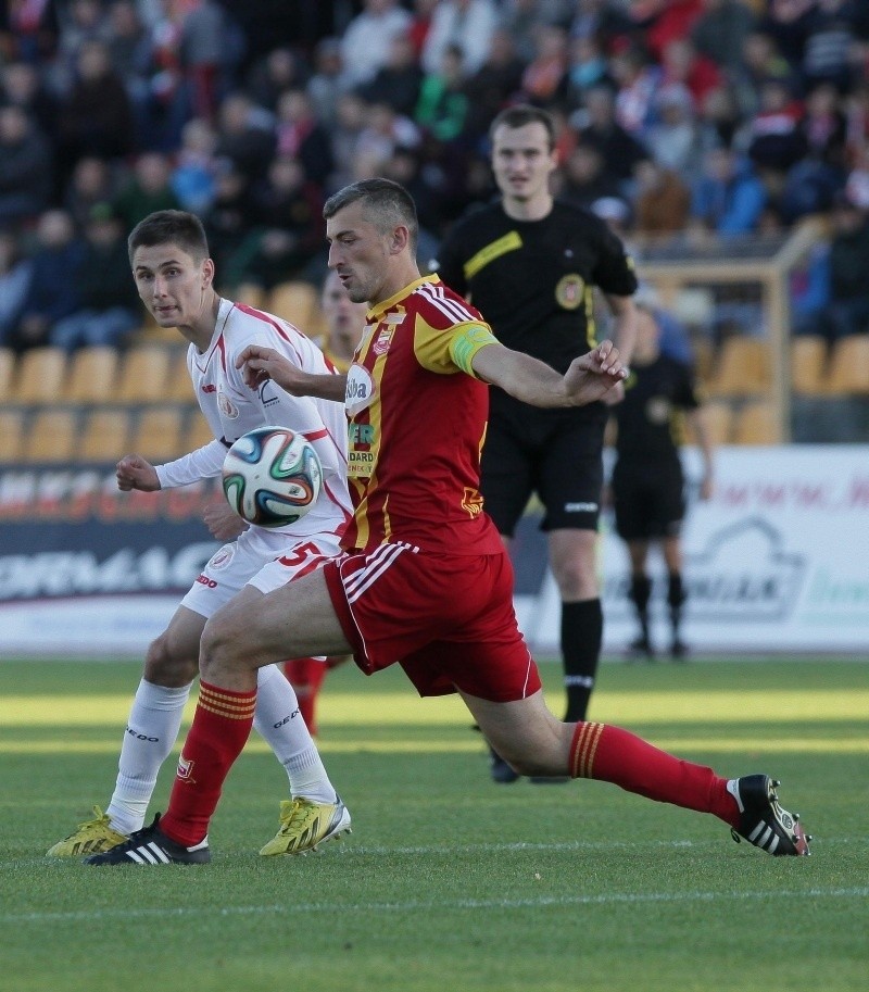 Chojniczanka - Widzew 2:0. Są coraz bliżej spadku do II ligi [ZDJĘCIA]