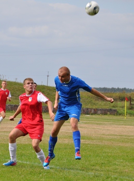Fragment meczu ŁKS Łopuszno - LKS Bolmin (4:0).