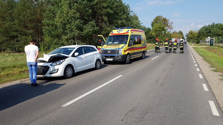 Do wypadku na DK 65, między miejscowościami Ruda a...