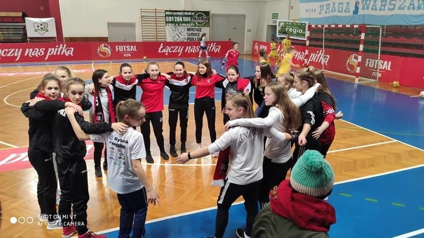 Futsalistki Unii Opole U14.