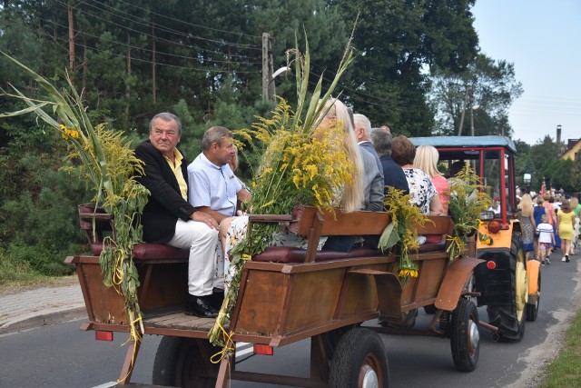 Korowód był tylko jedną z części palowickich dożynek.