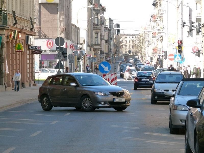 Kierowcy wjeżdżają i zawracają - ul. Próchnika nieprzejezdna 