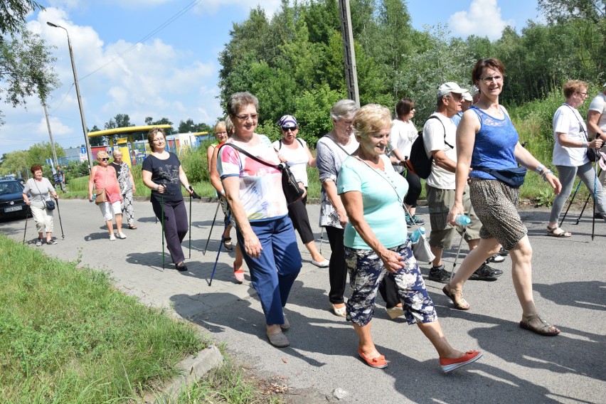 Marsz nordic walking w Zawierciu