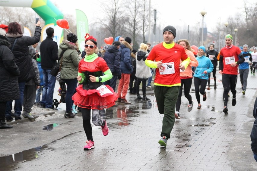 Bieg Walentynkowy 2017 w Dąbrowie Górniczej