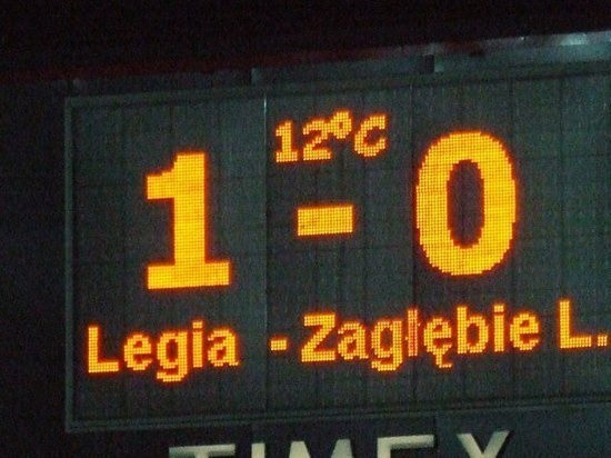 Legia Warszawa 1:0 Zagłębie Lubin