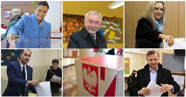 Wybory samorządowe 2018. Kandydaci na prezydenta Krakowa zagłosowali w wyborach