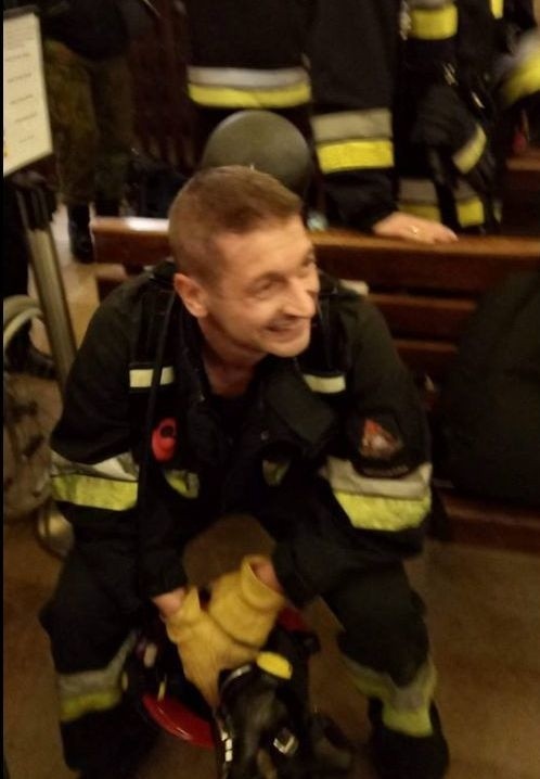 Ostrołęccy strażacy pokonywali na czas schody (i podesty) w… Kopalni Soli w Wieliczce [ZDJĘCIA]