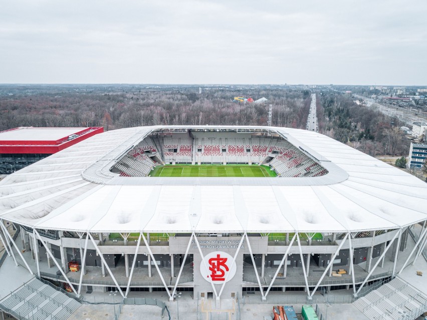 Stadion ŁKS im. Władysława Króla jest na 12 miejscu w Polsce. Najnowsze zdjęcia z drona