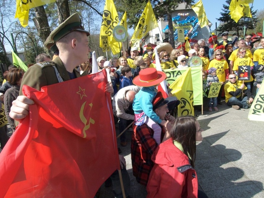 Stop atom - protest na 1 maja.