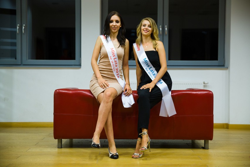 Sandra Snarska, Miss Lata 2016 (z lewej)...