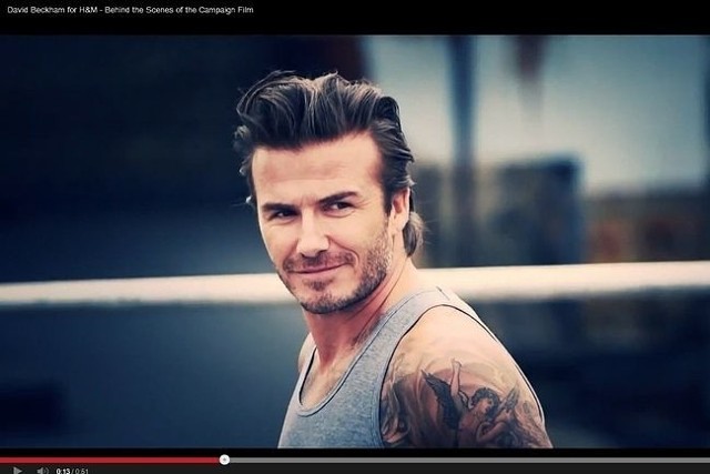 David Beckham (fot. screen z youtube.com)