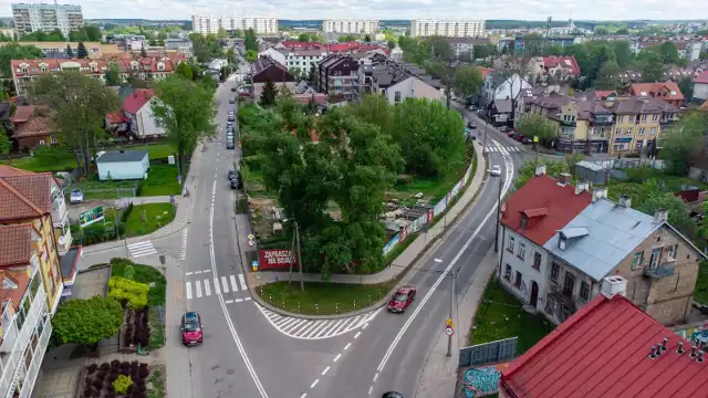 Tak wygląda zbieg teren u zbiegu ul. Słonimskiej i Piasta