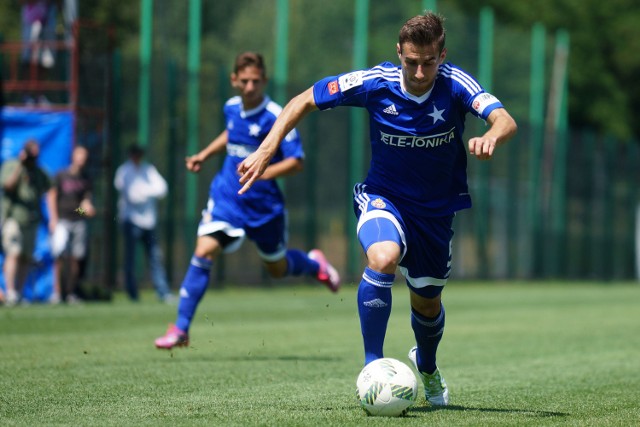 Boban Jović w sparingowym meczu z Zagłębiem Sosnowiec