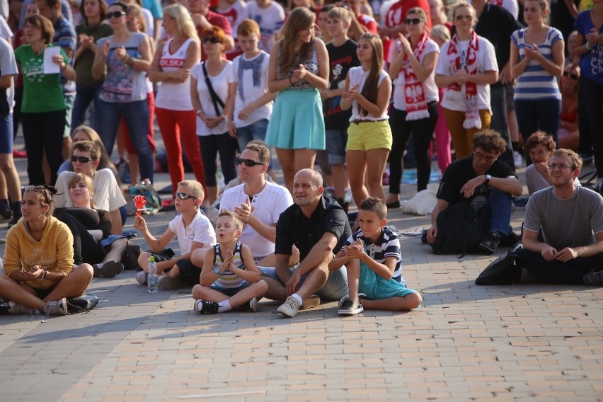 MŚ siatkarzy 2014 FanZone przed Spodkiem